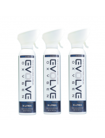 Evolve Oxygen 3x 15 liter Sauerstoff