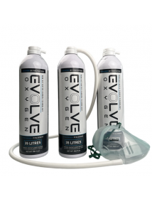 Evolve Oxygen zuurstof 35 liter 3 Flaschen mit Maske